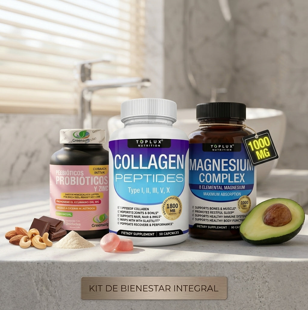 Kit Estrés crónico - Salud intestinal y digestión lenta - Pérdida de masa muscular y vitalidad